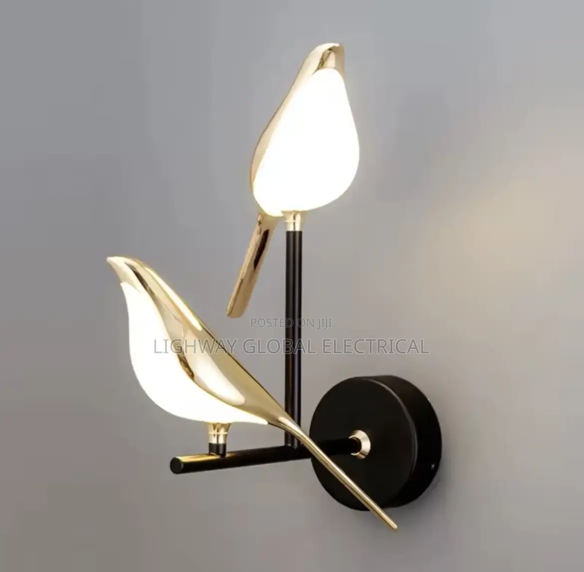 Nordic Creative Golden Bird Led Wall Light
