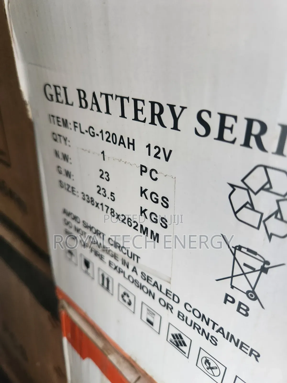 120ah 12v Choice Solar Gel Battery