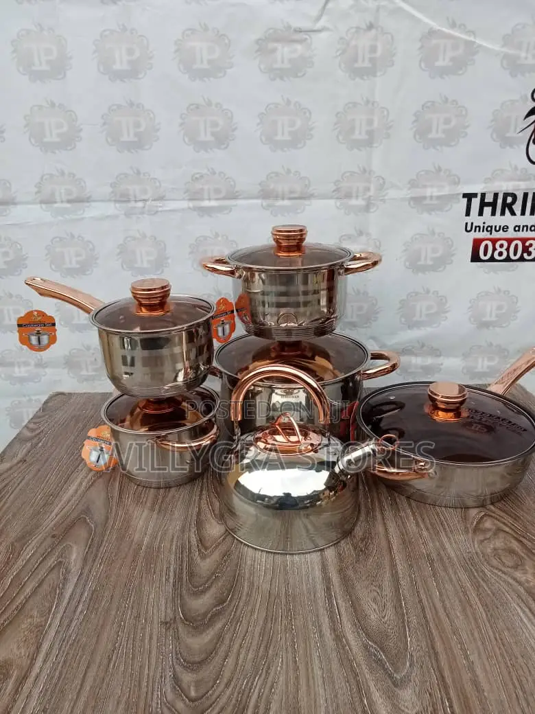 Zepter Original Stainless Steel Cookware 12pcs Set