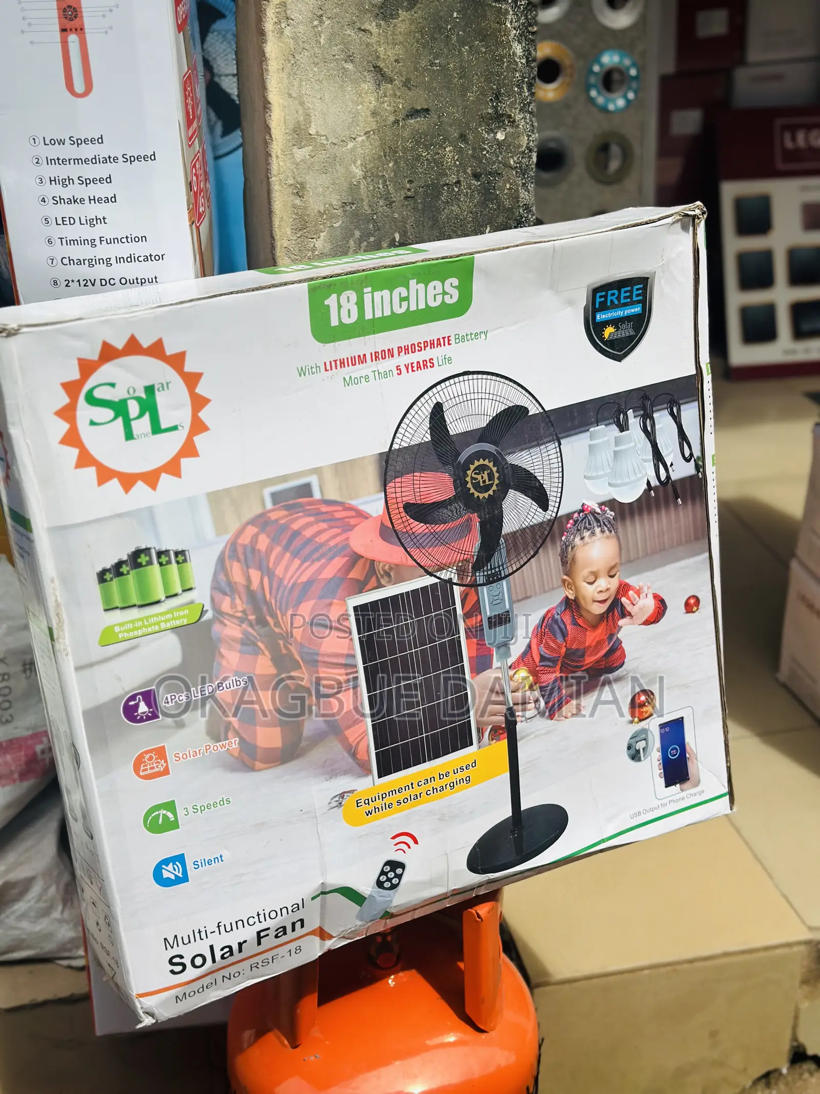 Rechargeable Standing Fan