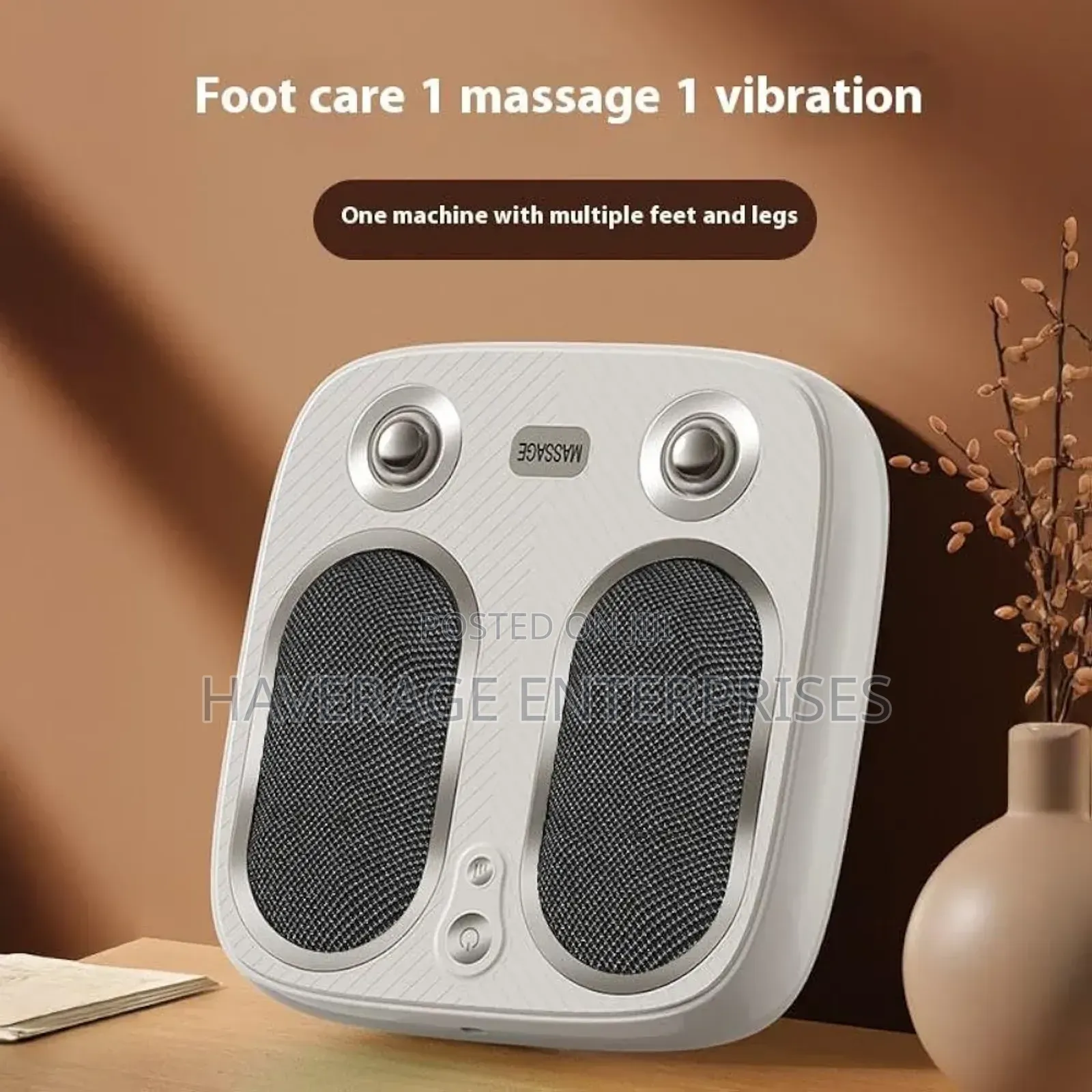 Electric Foot Massager With Heat Therapy & Vibration