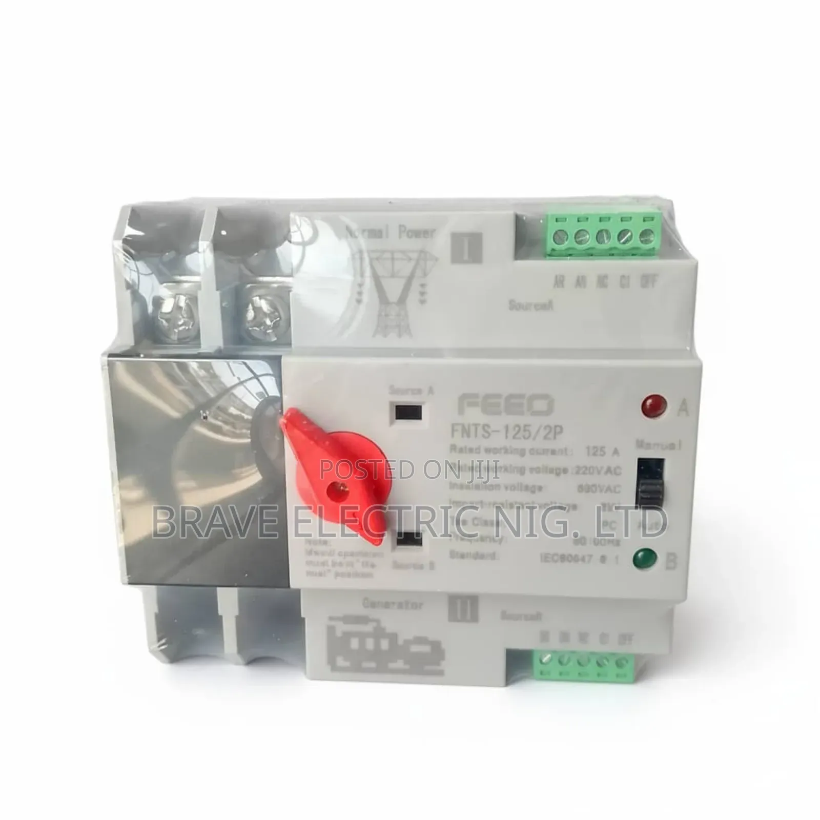 Automatic Transter Switch (Ats) 2p 125a