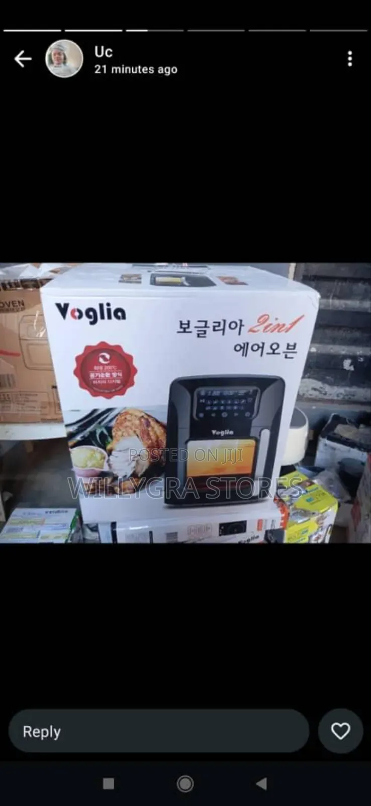 Voglia 12l Large Air Fryer