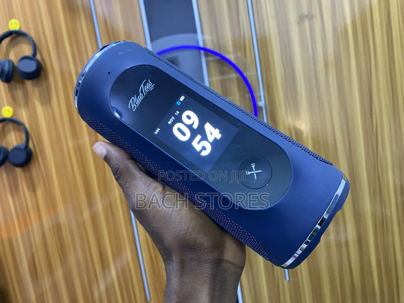 Blue Tees Golf Player GPS Speaker With Touch Screen Deep Sound