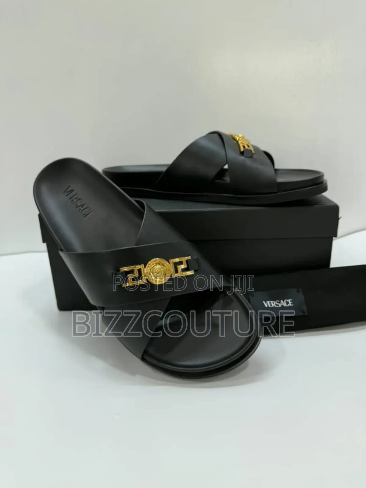 Original Italian Versace Slippers Available in Store