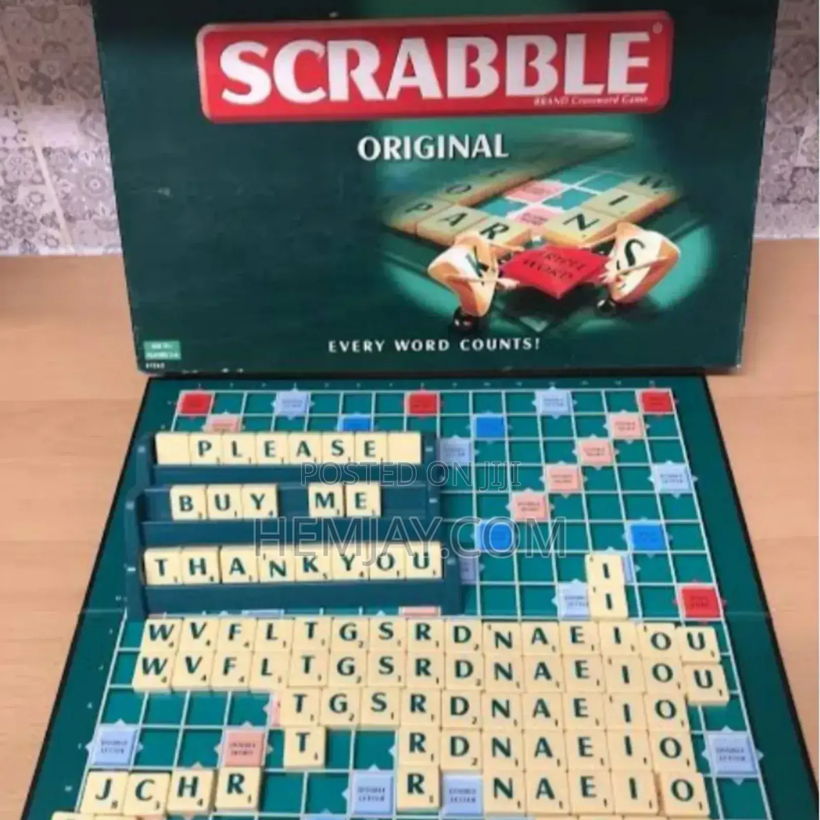 Original Scrabble Game Complete Pack (Big, Medium, Small)