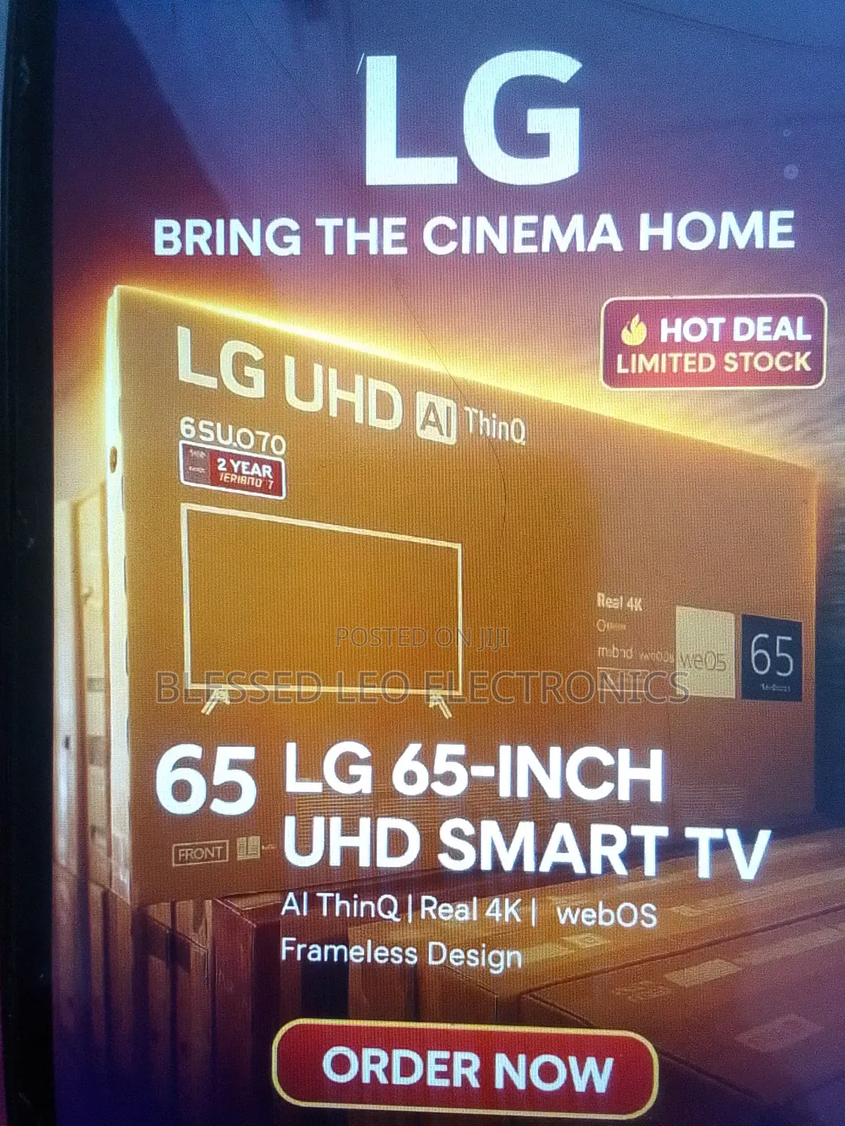 65 Inches Lg With Real Ai Processor Thinq 2025 Model