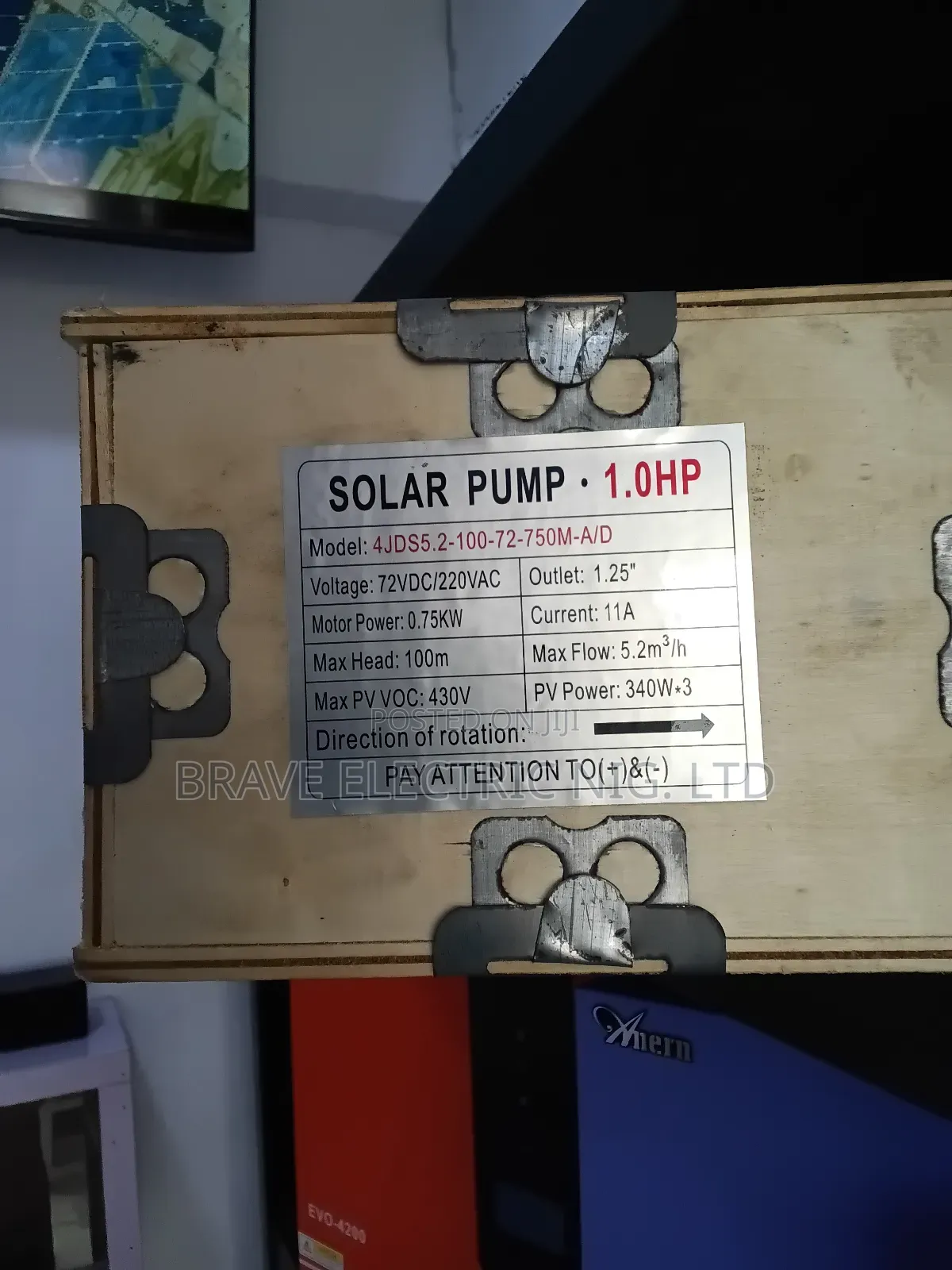 Dc Submersible Solar Pump 1hp
