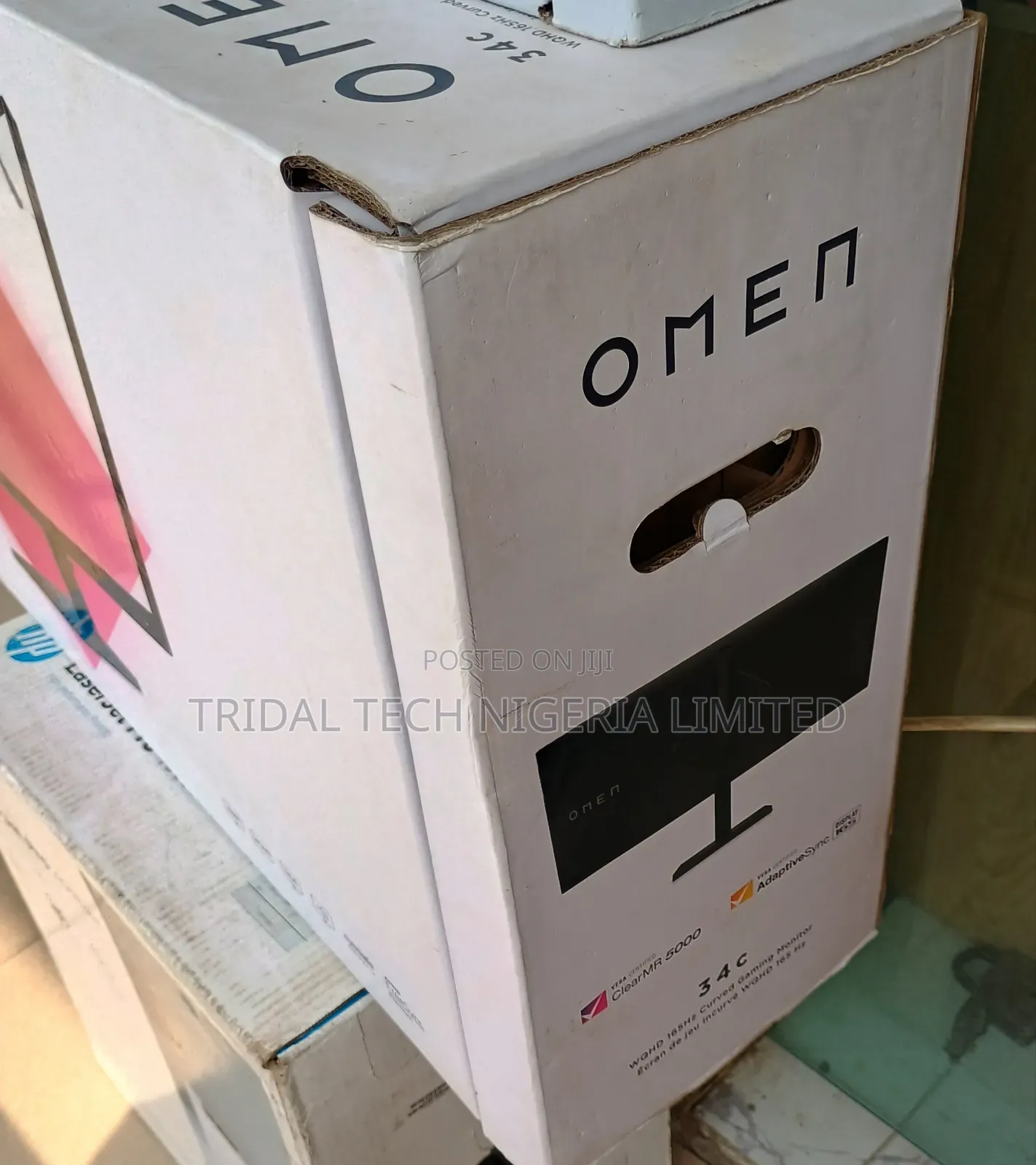 Hp Omen 34c (34") WQHD Curved Gaming Monitor, 1ms 165hz Refresh