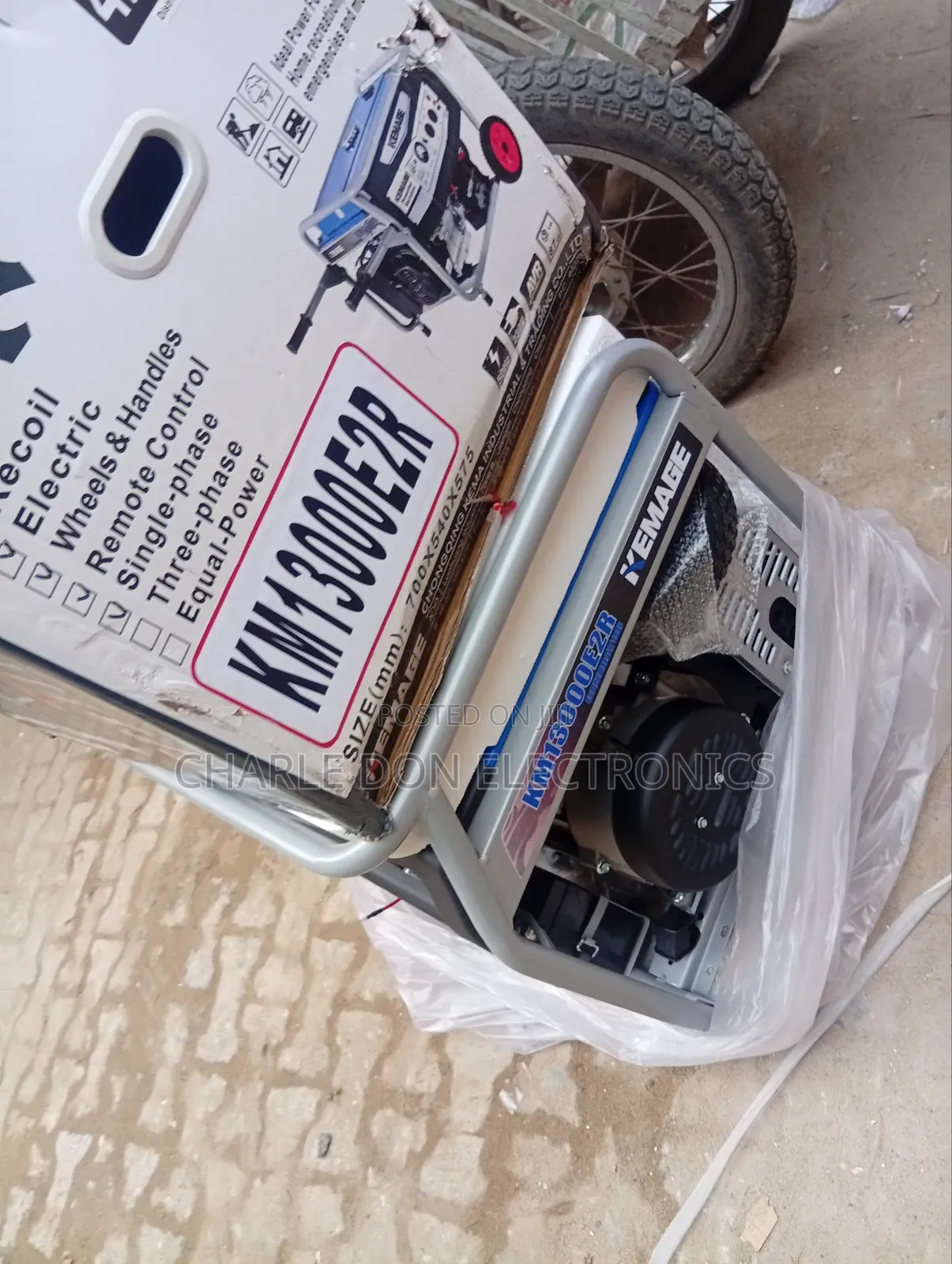 This Is an 12kva Original Kemage Petrol Generator