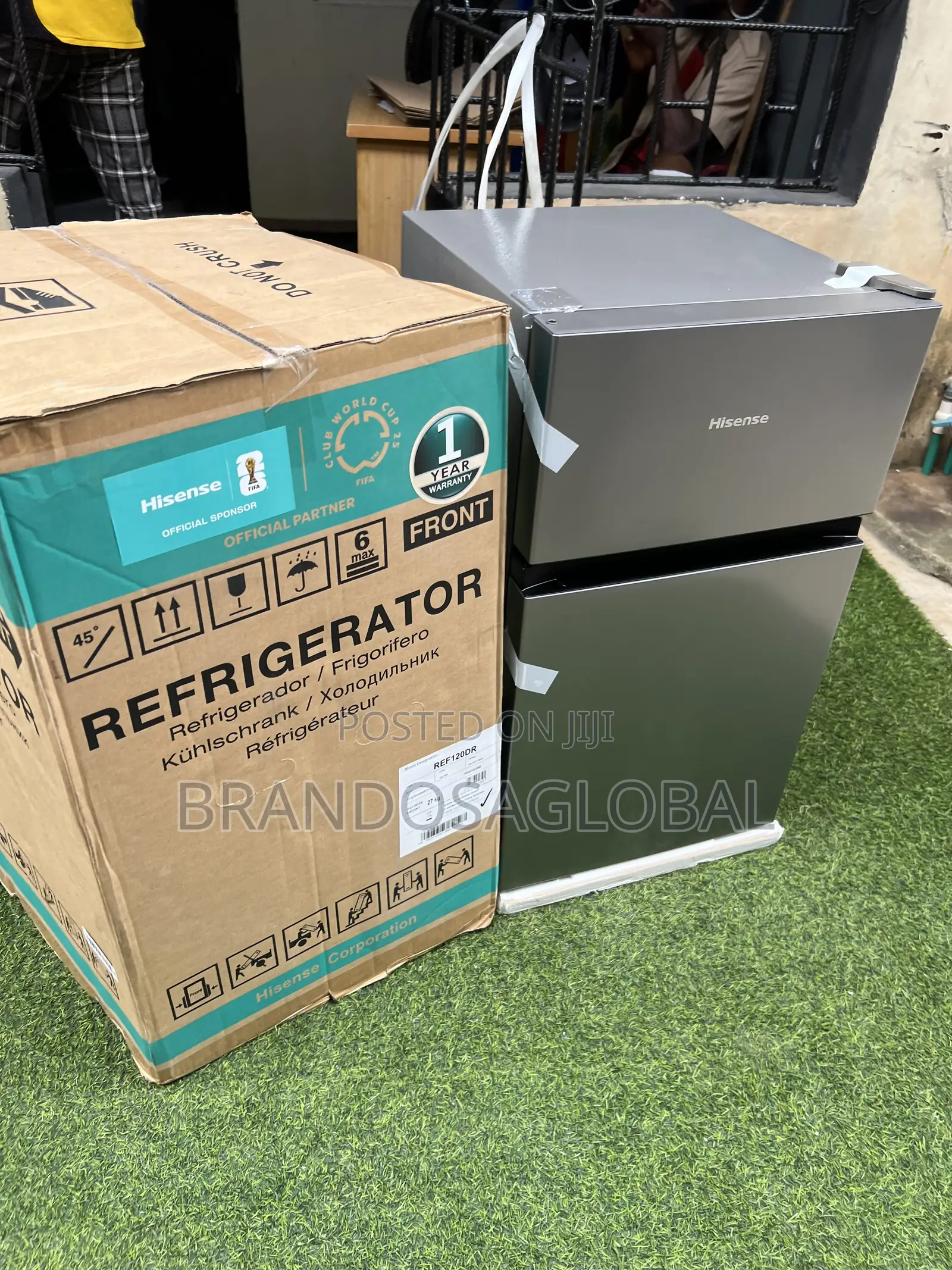 Hisense 87l Double Door Fridge Ref120dr Compact Efficient
