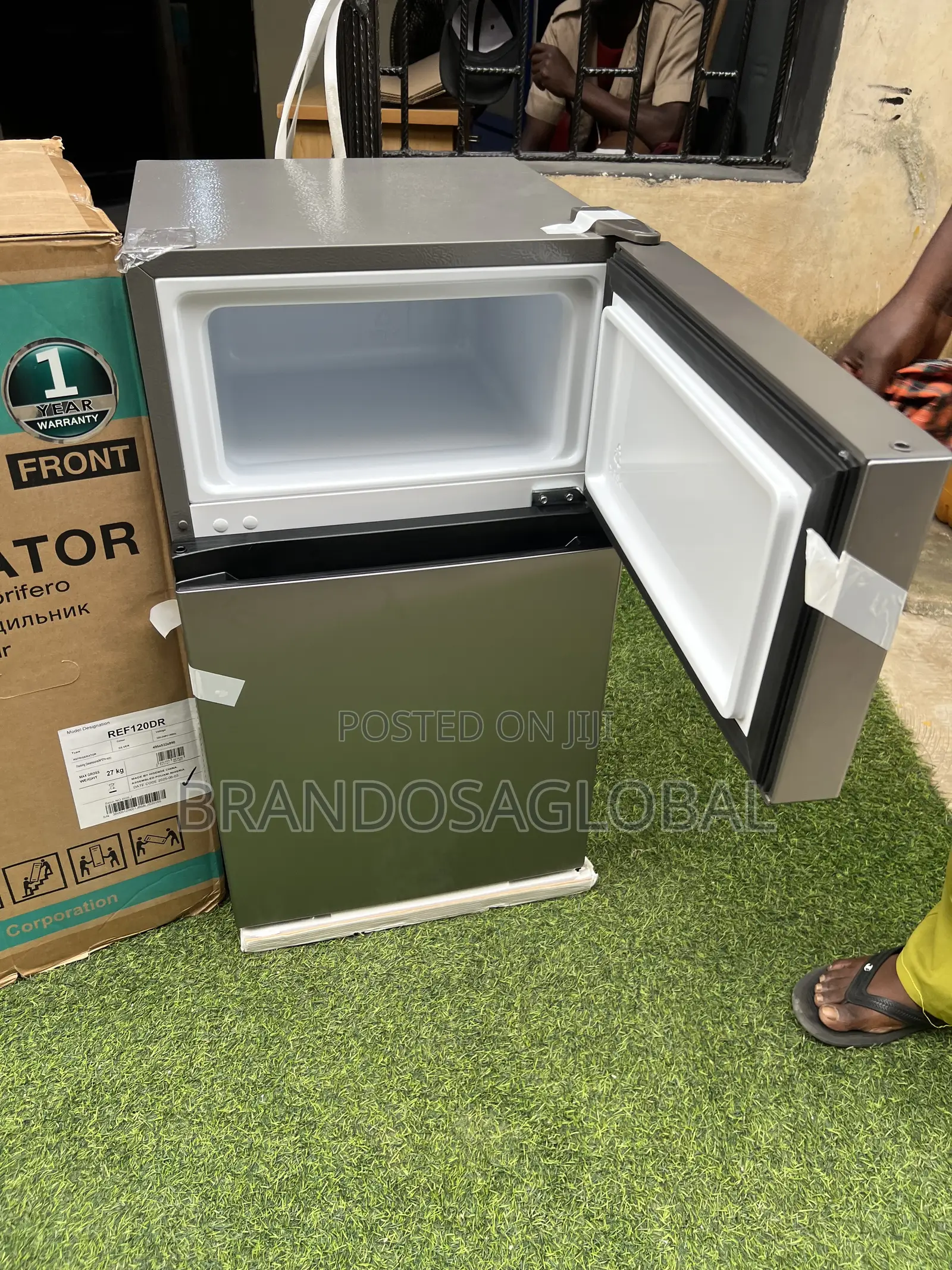 Hisense 87l Portable Double Door Fridge Ref120dr