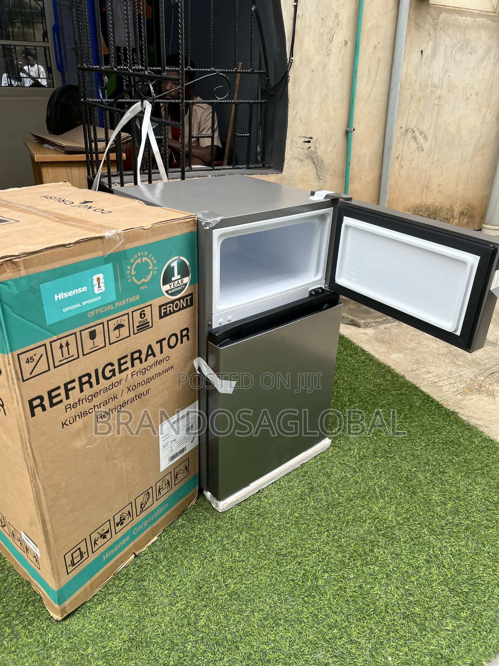 Hisense Ref120dr 87l Energy Saving Double Door Refrigeratorv\