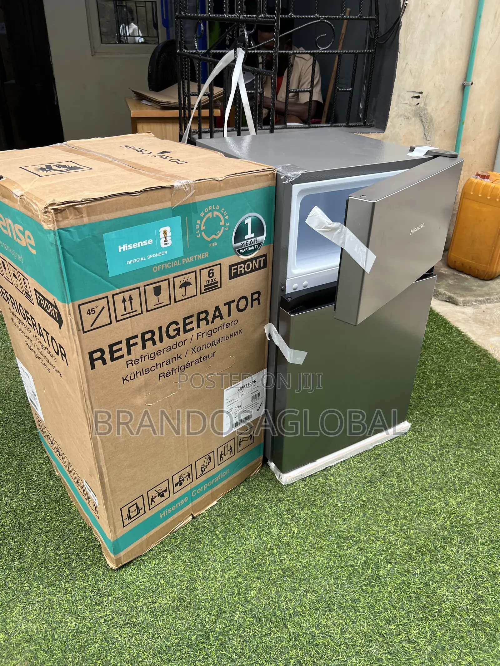 Hisense Ref120dr 87l Silent Cooling Double Door Fridge