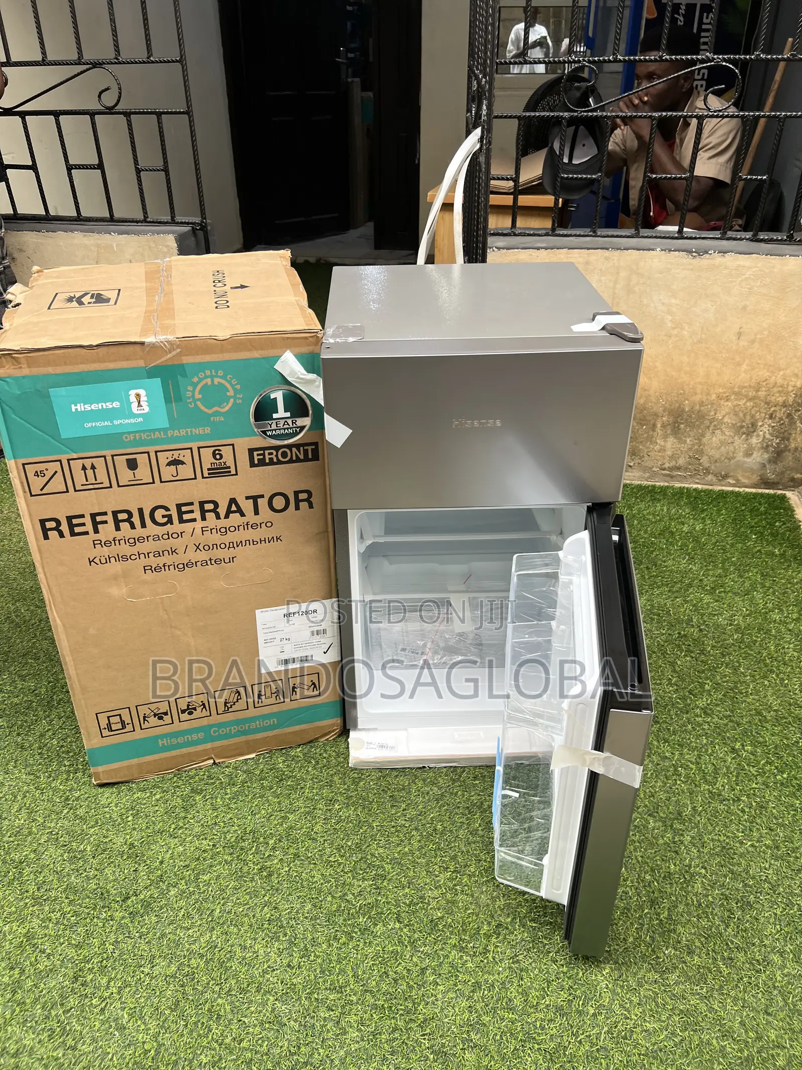 Hisense Ref120dr 87l Stylish Double Door Fridge