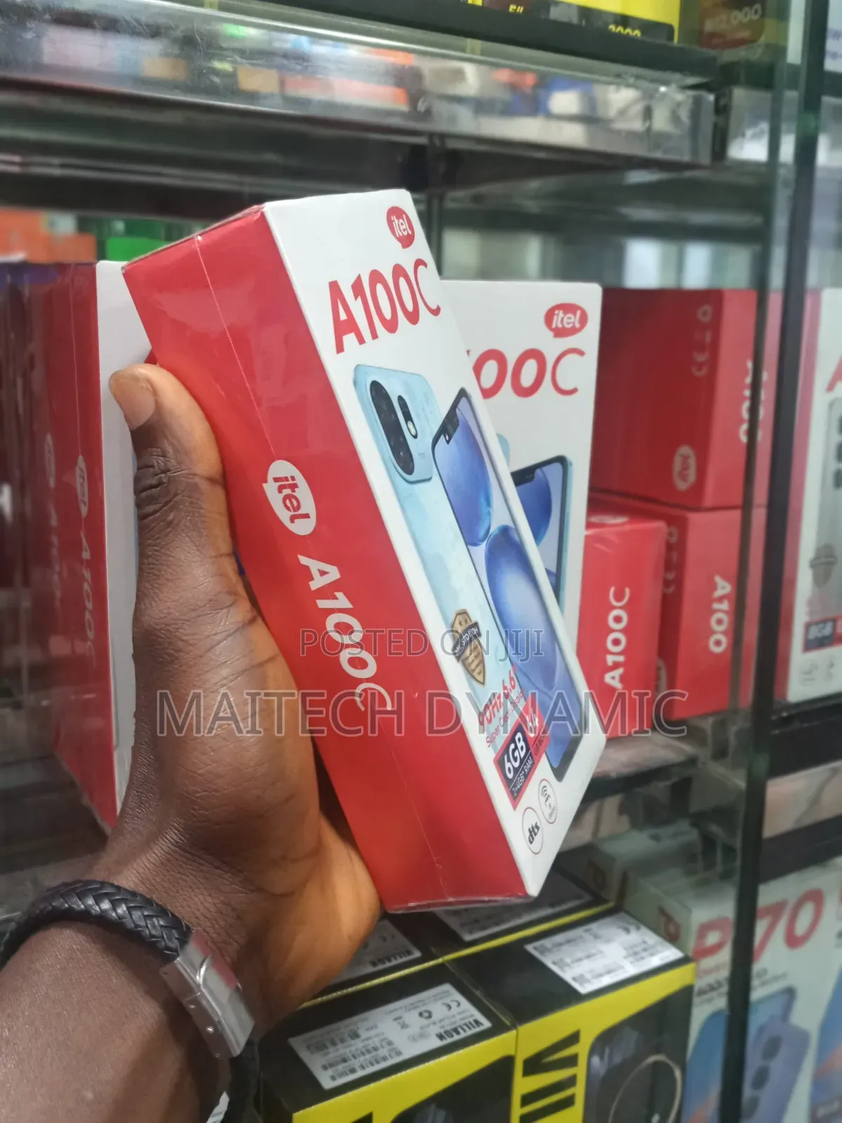 New Itel A100C 64 GB Black