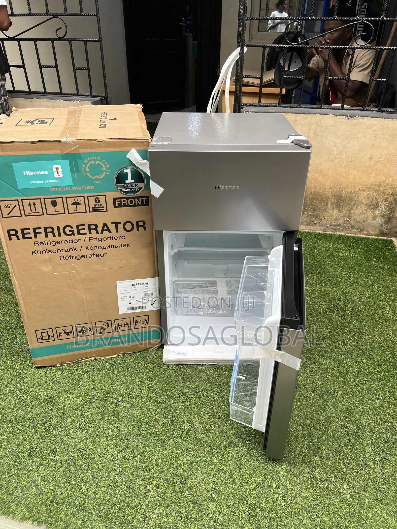 Hisense 87l Bedroom-Friendly Ref120dr Double Door Fridge