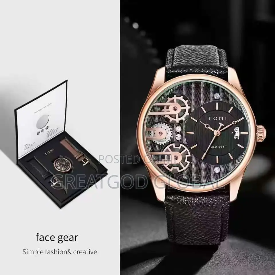 Tomi Leather Wristwatch