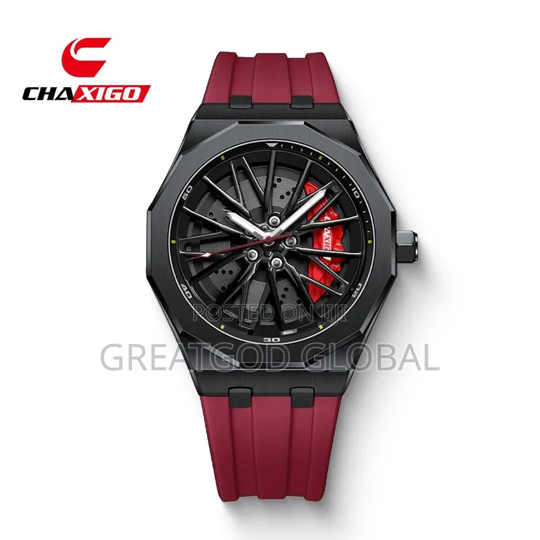 Nee Chaxigo Rubber Spinning Wristwatch
