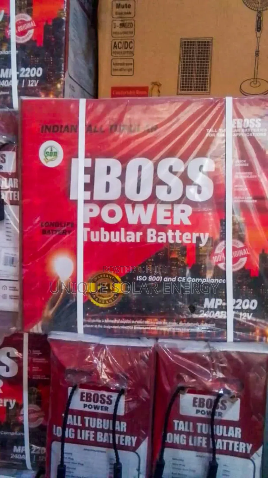 Eboss 240ah Tubular Battery