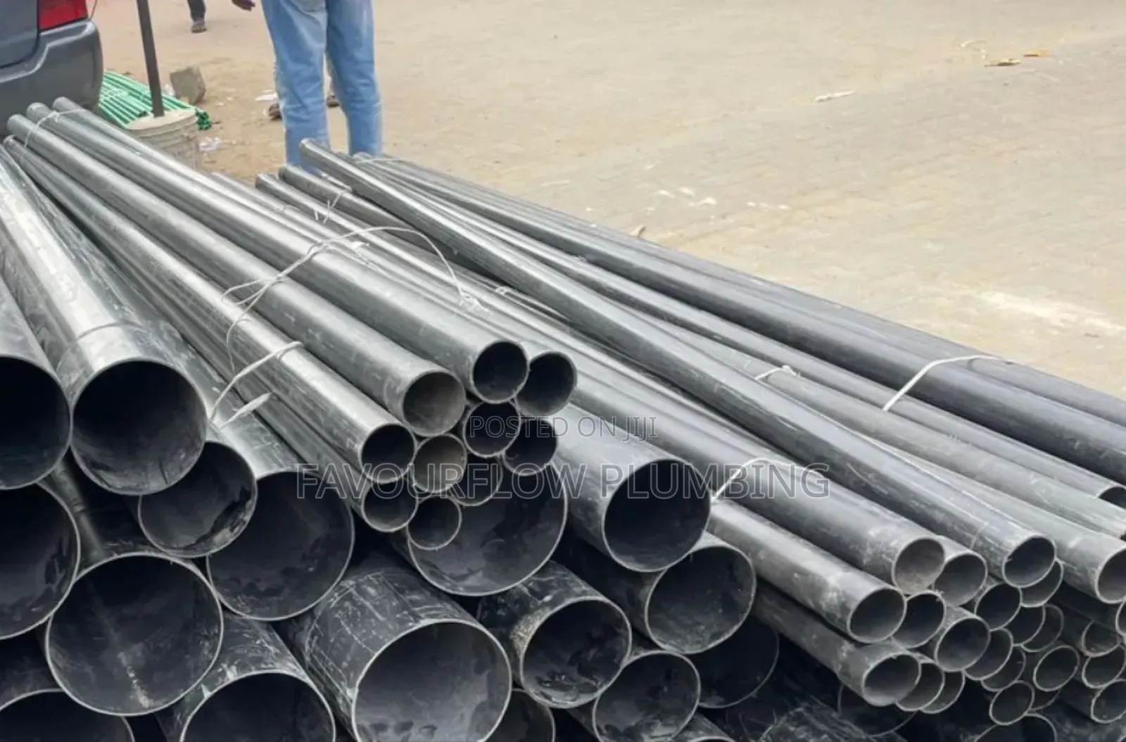 50mm ( 11⁄2inch) Lombardy PVC Semi-Thick Pipe – 8.7ft (2.6m)