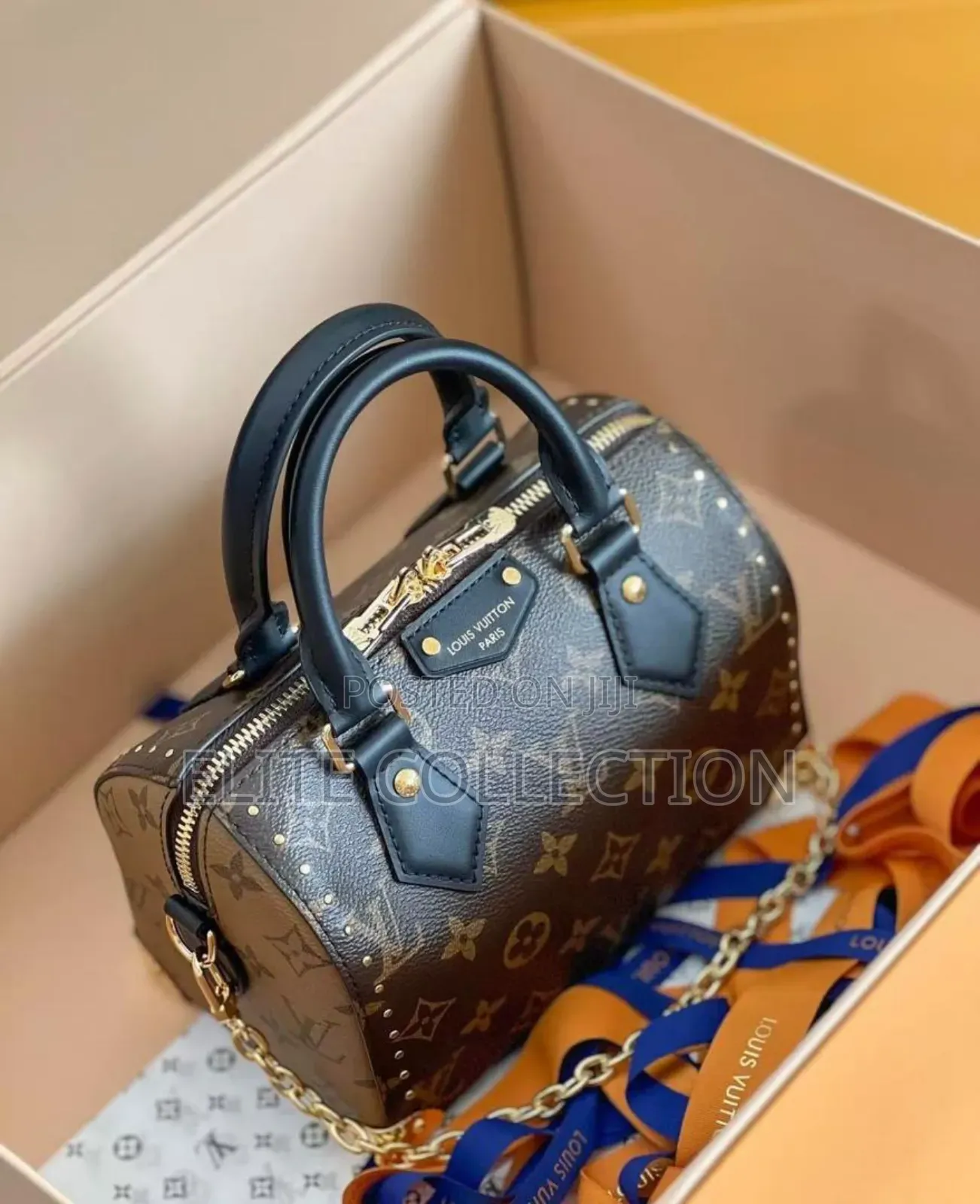 Louis Vuitton Mini Speedy Bag Color as Displayed