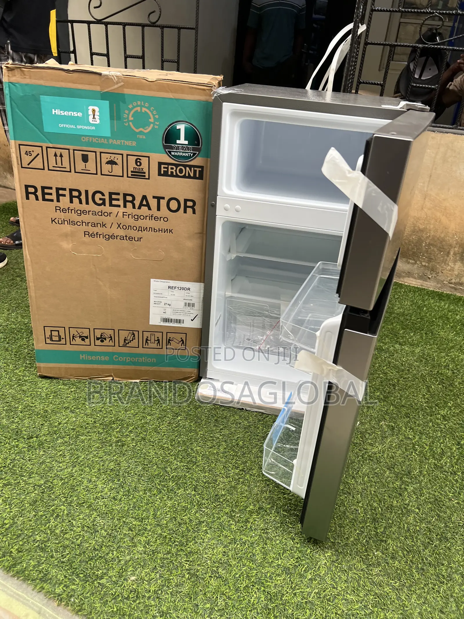 Hisense Ref120dr 87l Small Refrigerator With Freezer Section