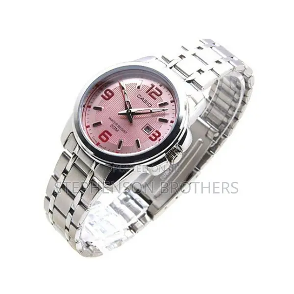 Casio LTP-1314d-5avdf Women’S Enticer Pink Dial Bracelet Watch