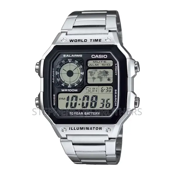 Casio Ae1200whd-1av Men’S Digital Stainless Steel Watch