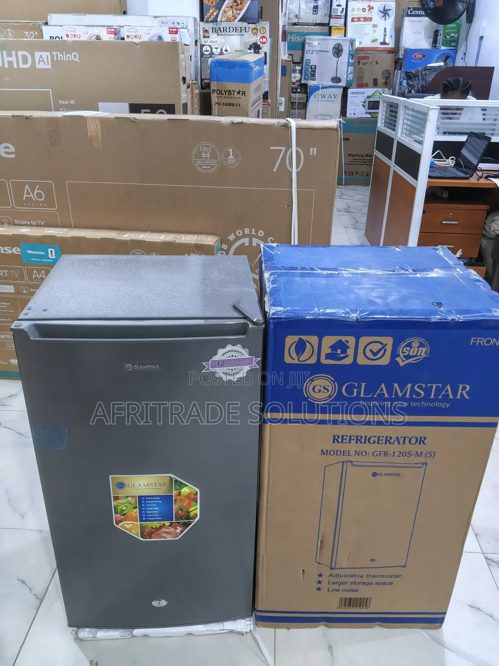 Glamstar 90l Tabletop Refrigerator for Bedrooms