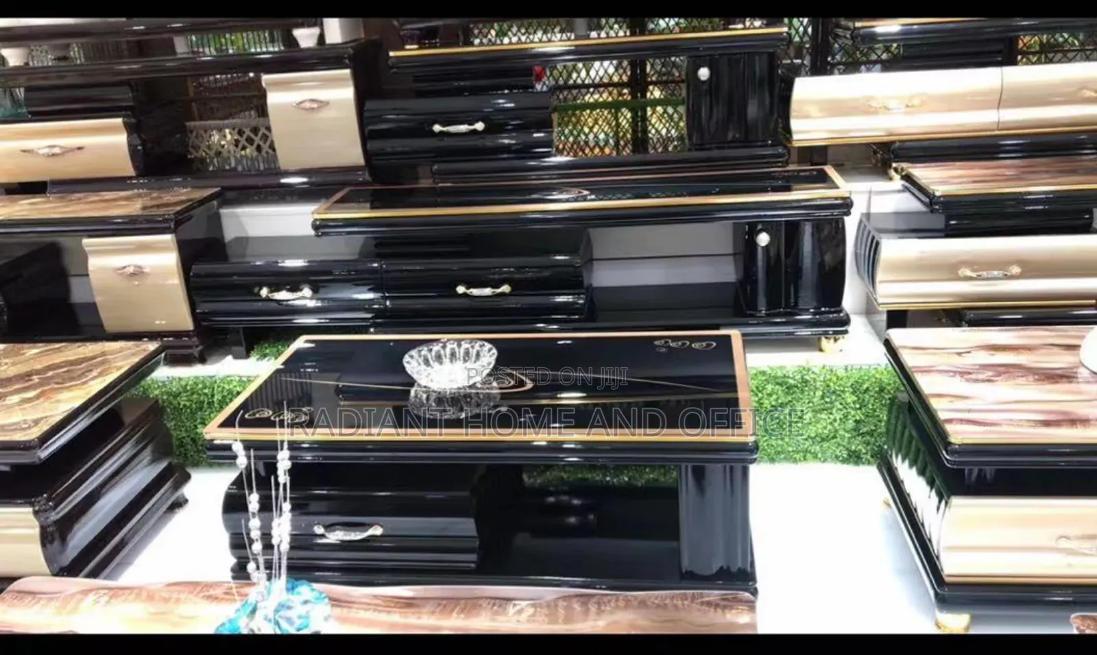 Sets of Wooden Table and Tv Stand Big