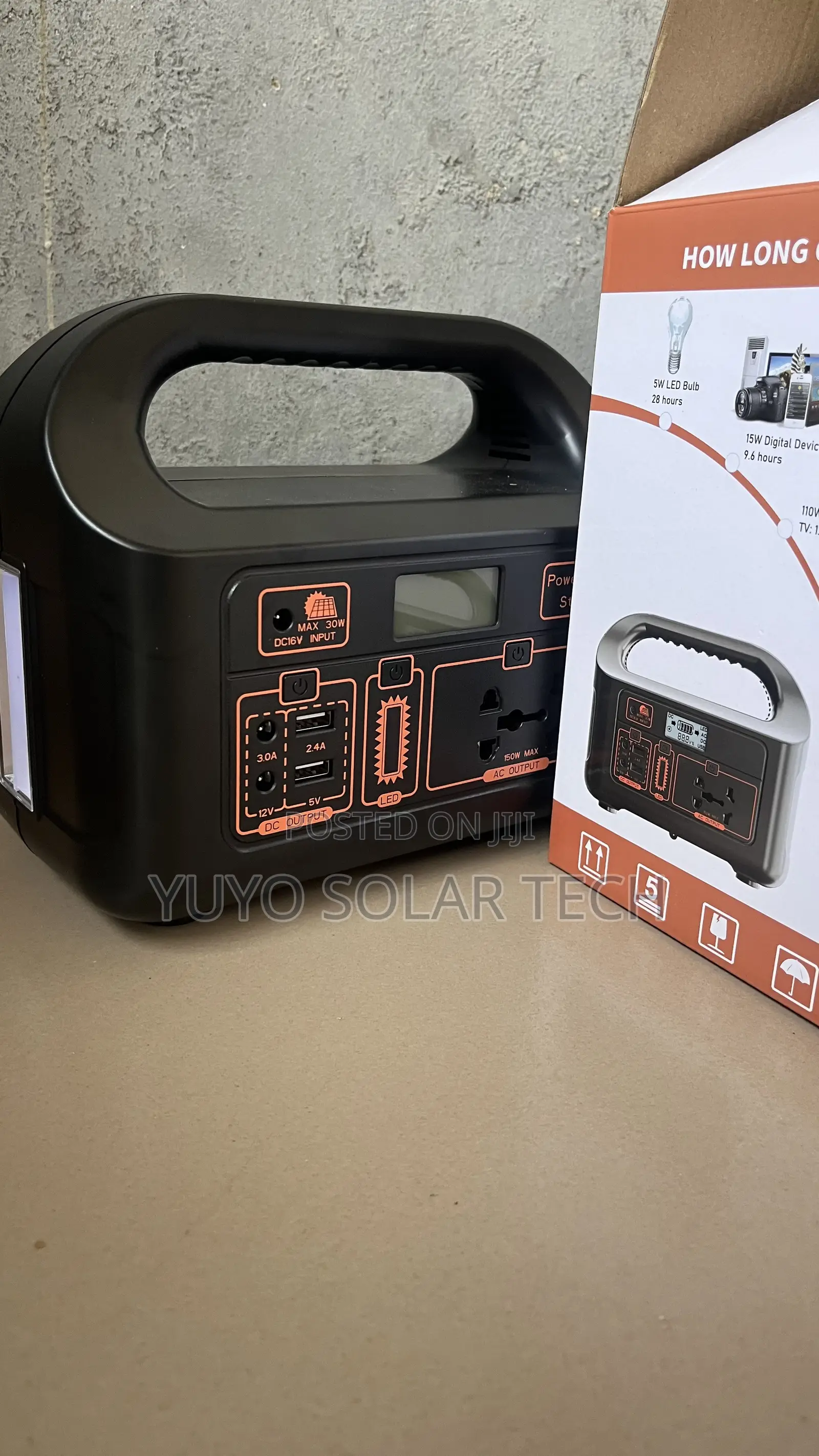 150w Portable Solar Station
