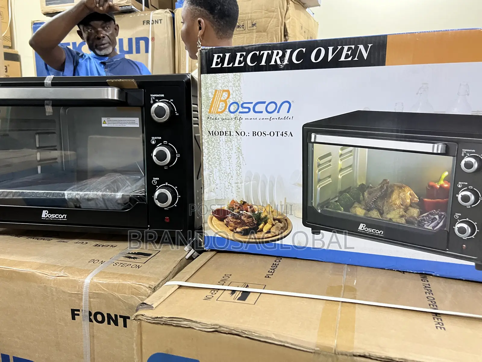 Premium Boscon 45l Table Oven Bos-Ot45a for Cakes Chicken