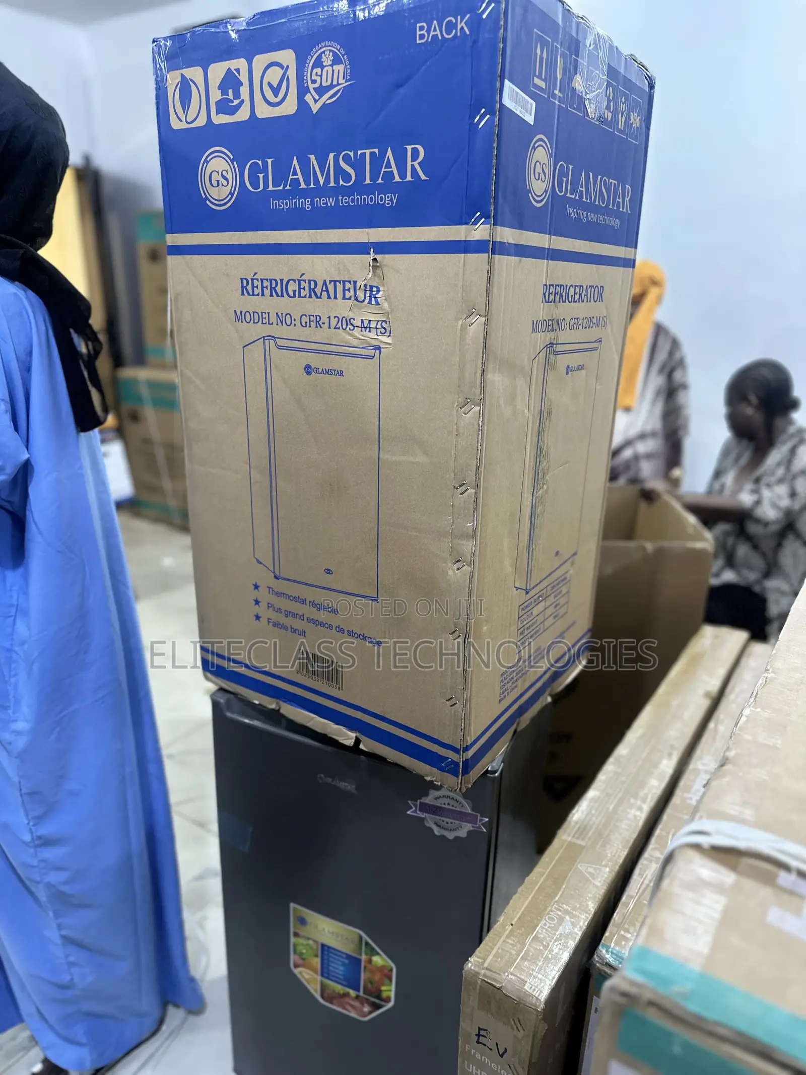 Glamstar 90l Refrigerator With Single Door – GFR-120s-M(S)