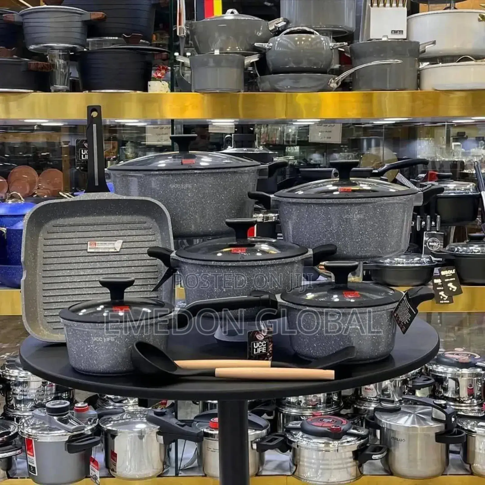 Ucc Life 13pcs Granite Coating Cookware Set