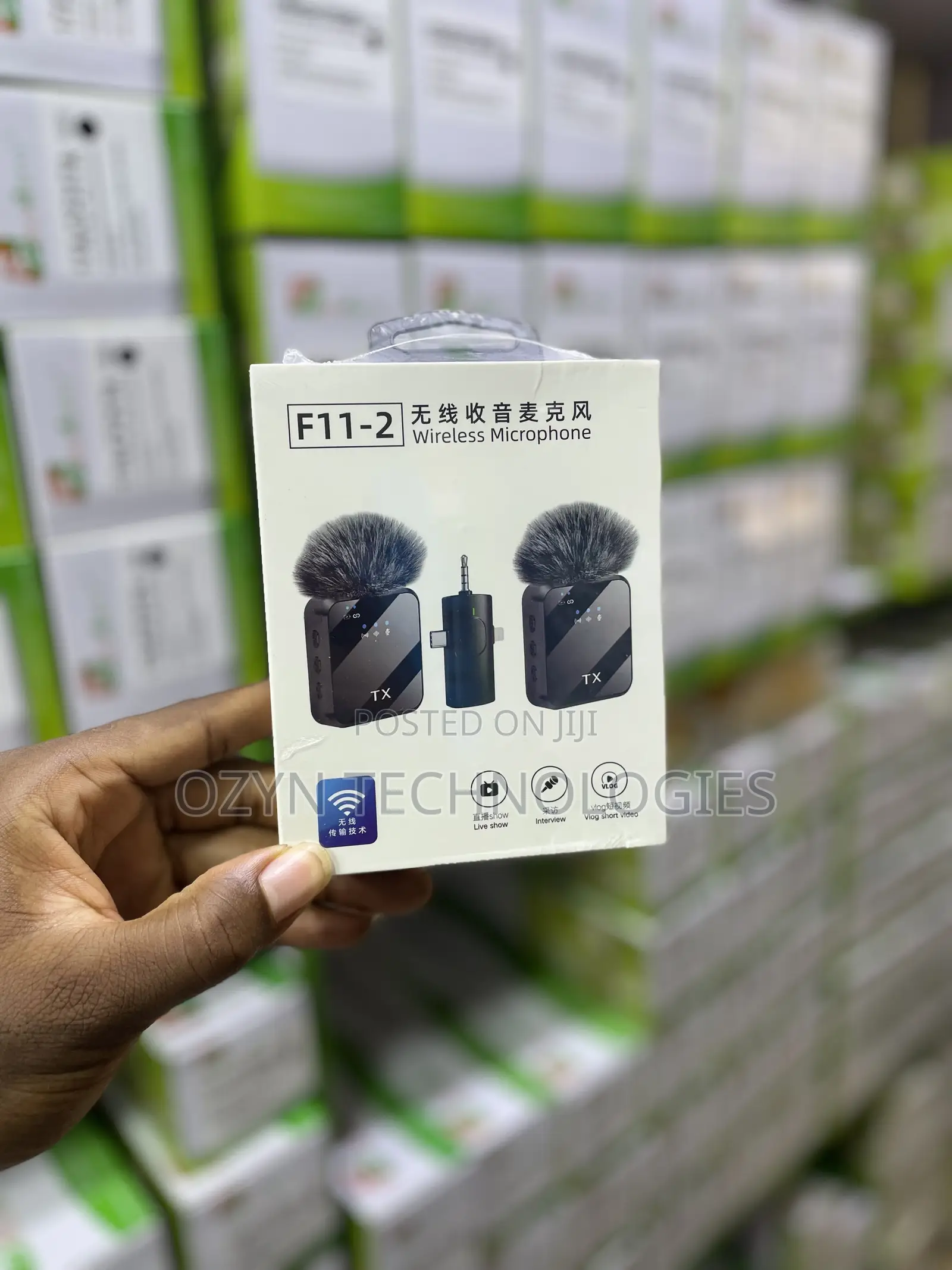 F11-2 Wireless Microphone 3 in 1
