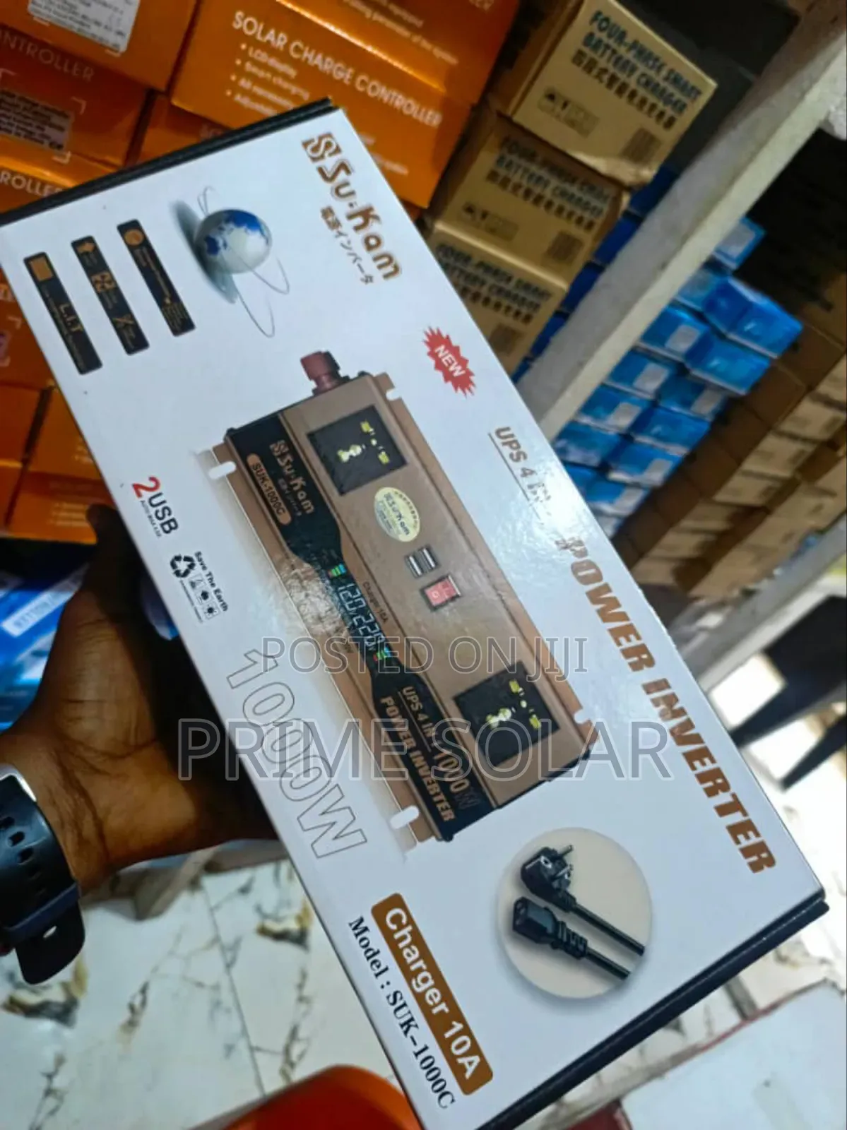 1000w 12v Power Inverter With Charger 10a 