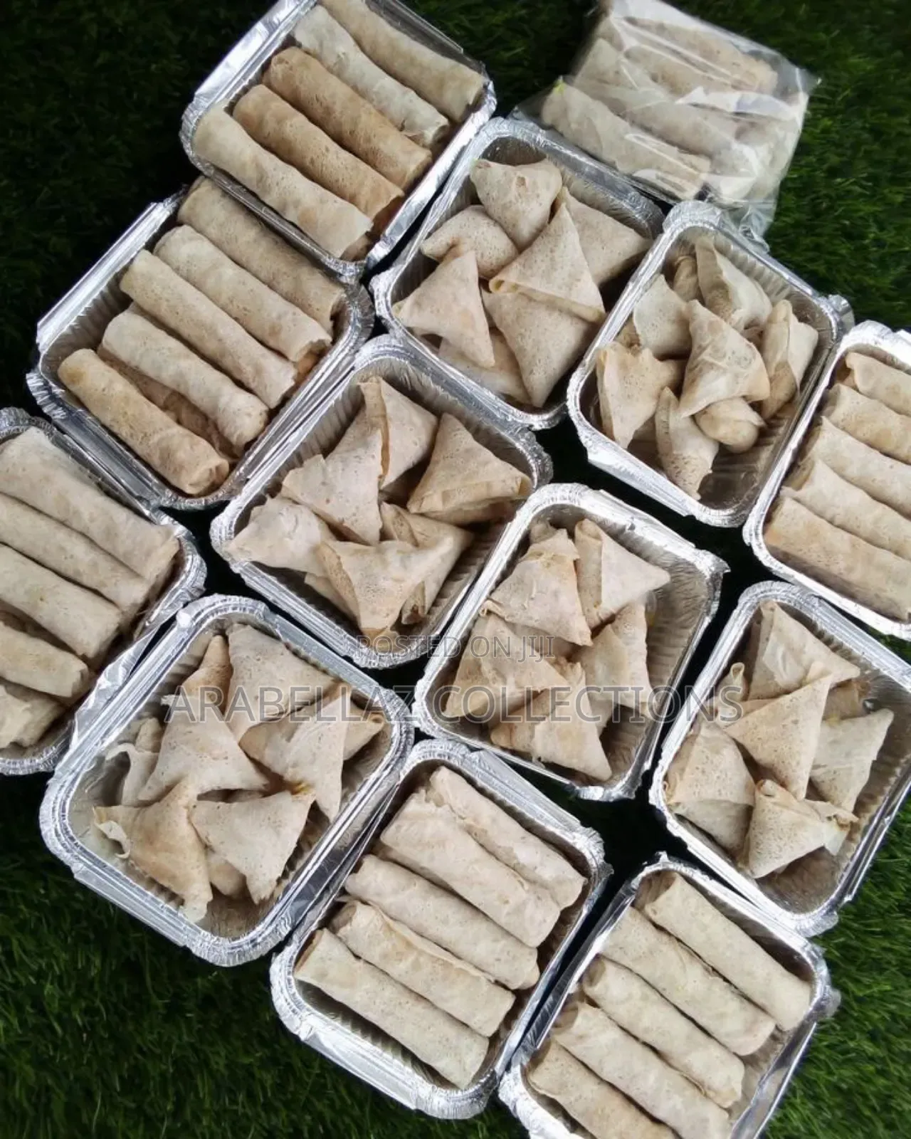 Ready to Fry Samosa and Spring Rolls
