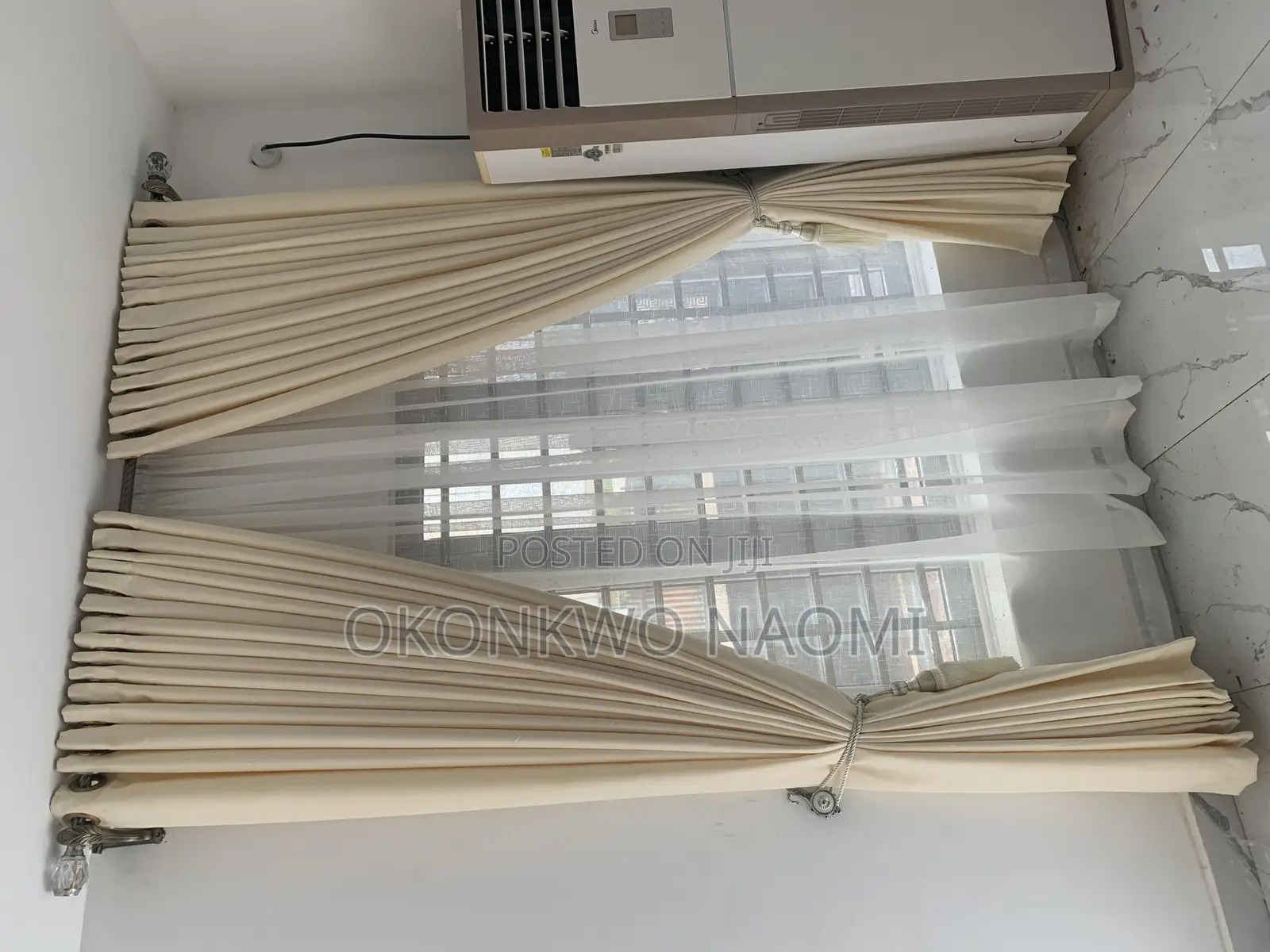 Turkish Milk Color Curtains