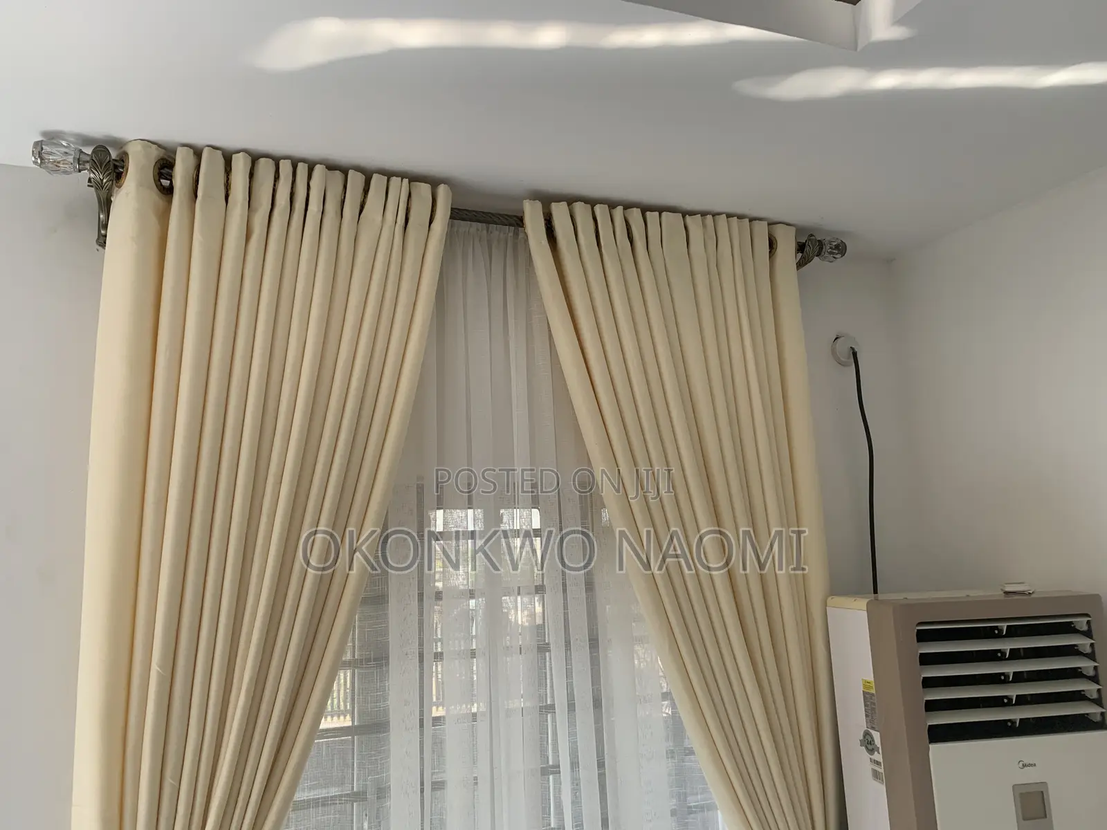 Turkish Milk Color Curtains