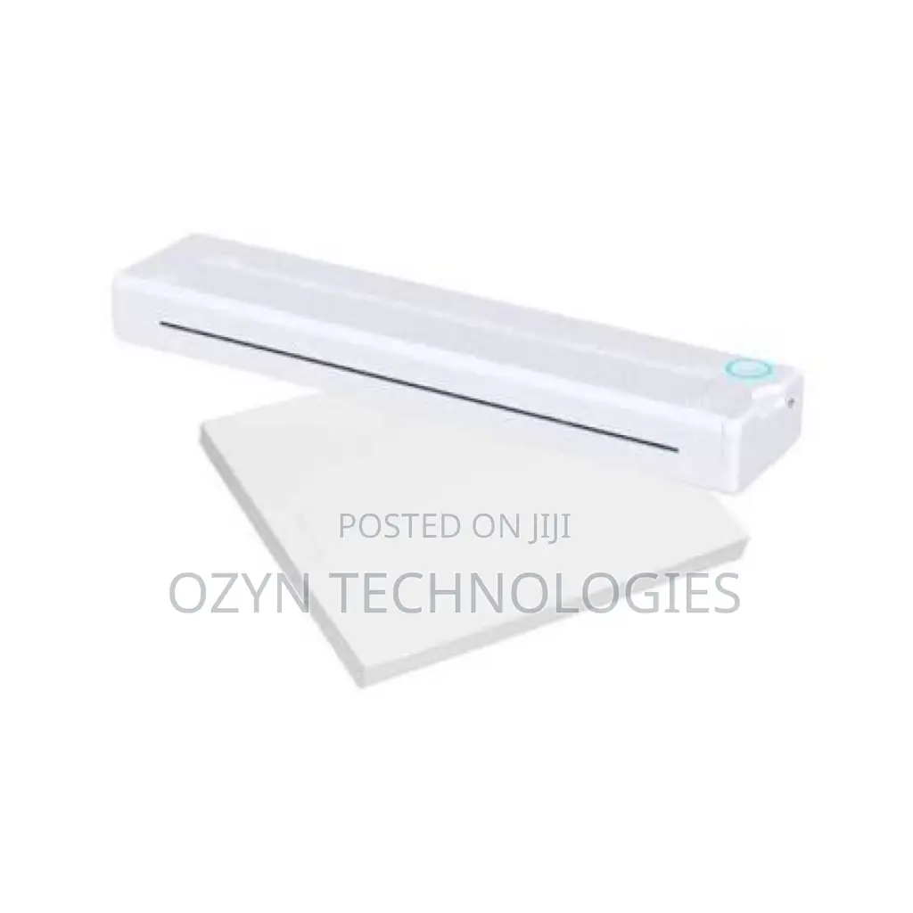 Portable A4 Mini Thermal Printer – High-Quality Printing on-the-Go