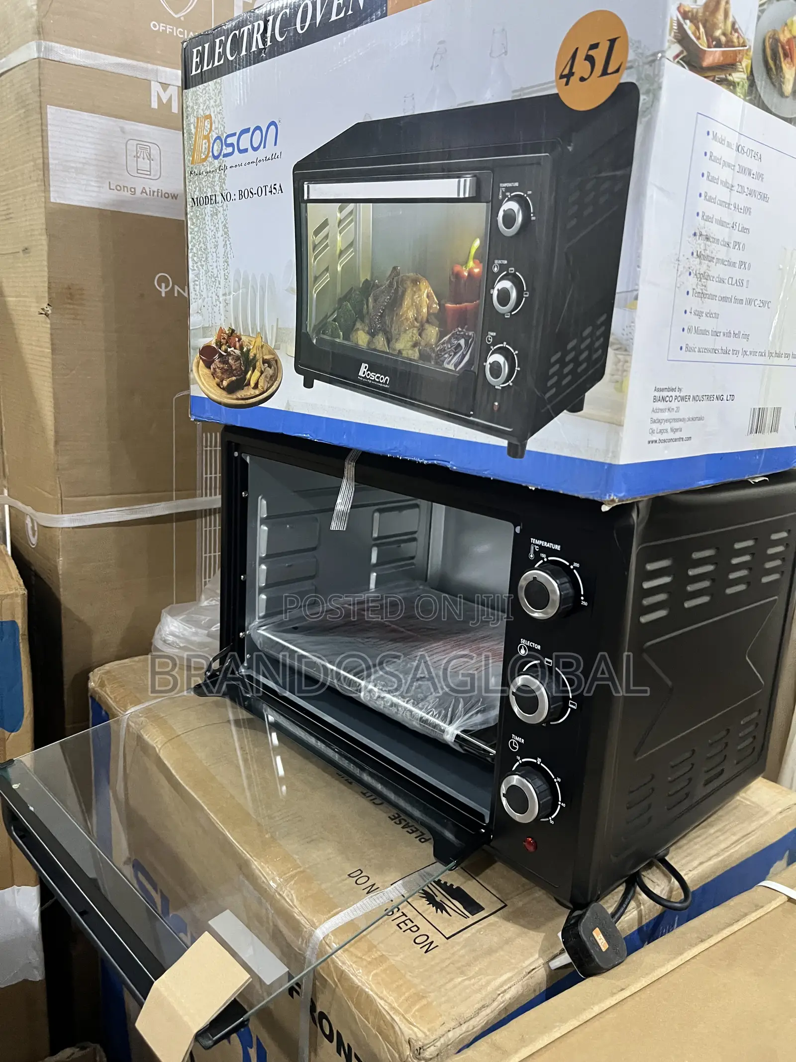 Boscon 45l Bos-Ot45a Electric Oven for Efficient Meal Prep
