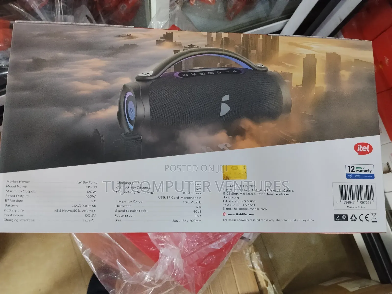 Itel Box Party Wireless Speaker