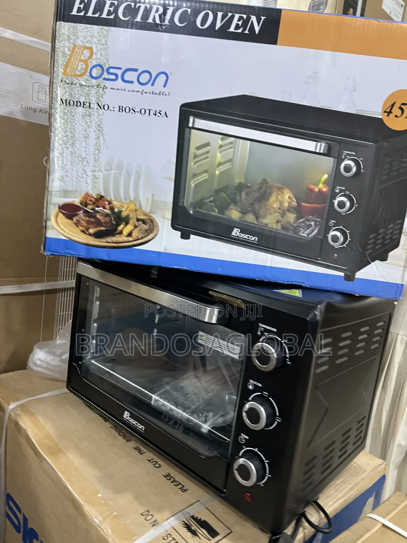 Boscon Bos-Ot45a Large Oven for Family Cooking 45l
