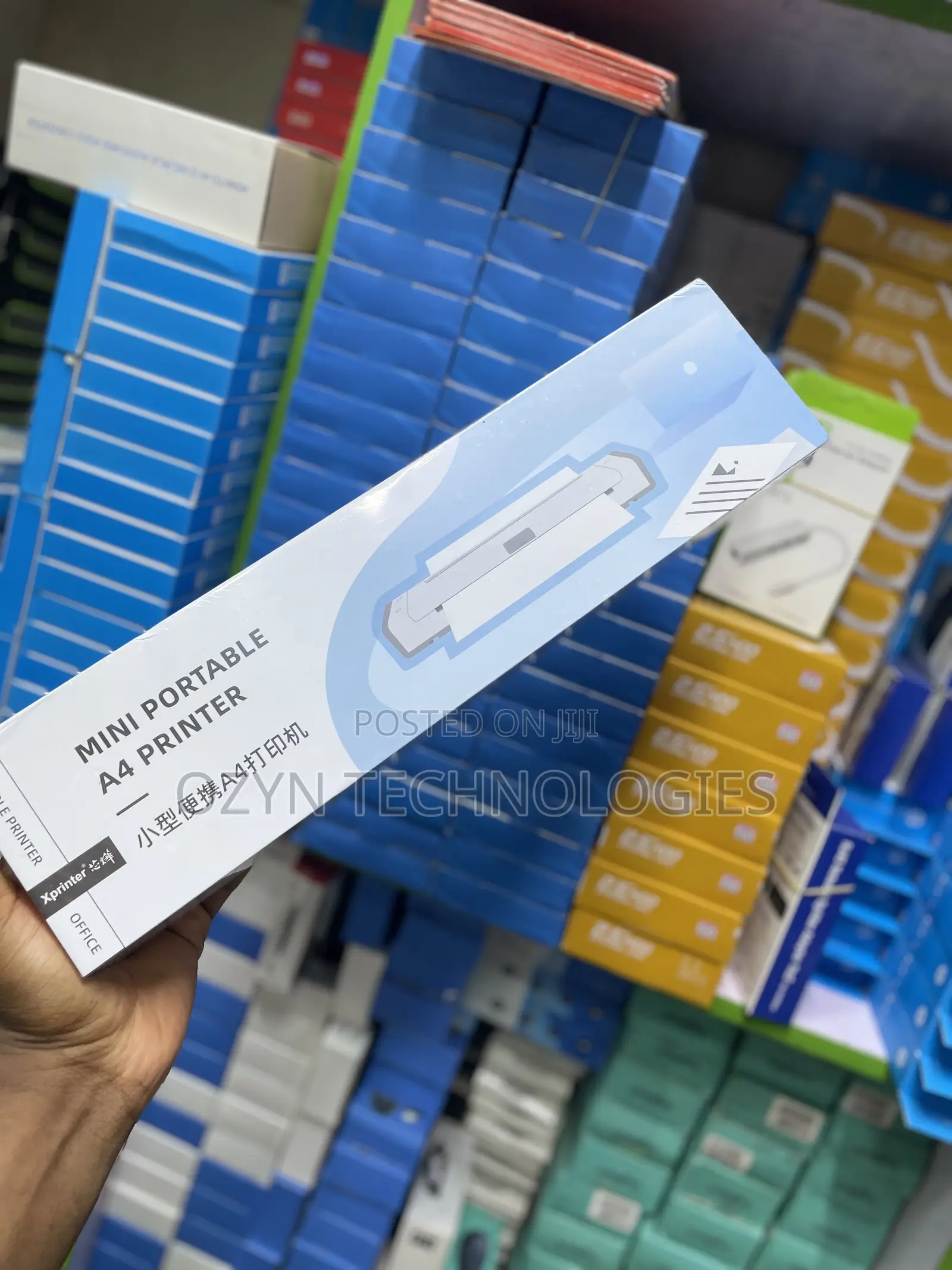Portable A4 Mini Thermal Printer – High-Quality Printing on-the-Go