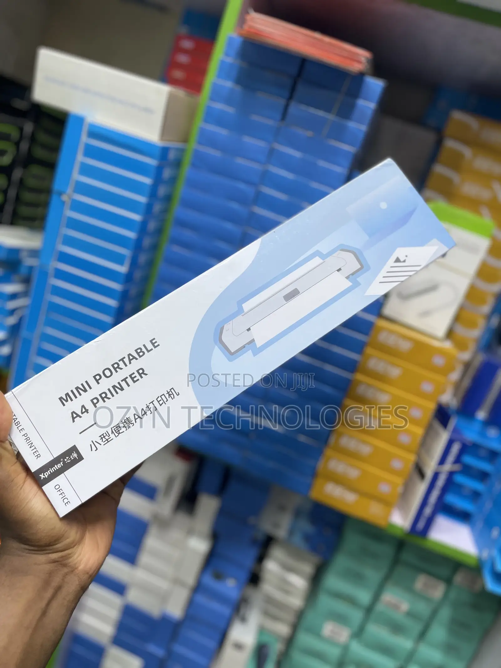 Portable A4 Mini Thermal Printer – High-Quality Printing on-the-Go