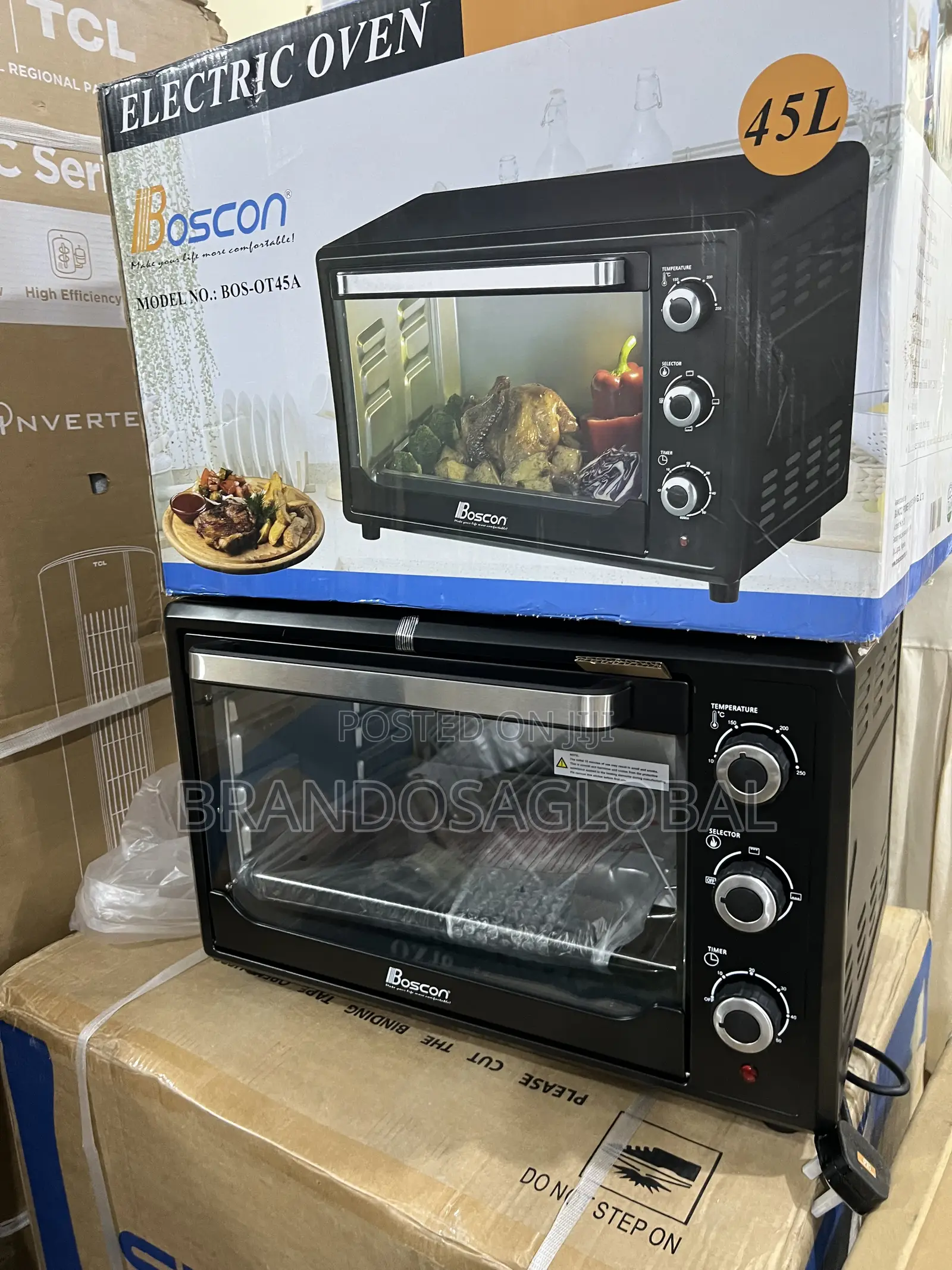 Boscon Bos-Ot45a Heavy-Duty 45l Pizza Oven