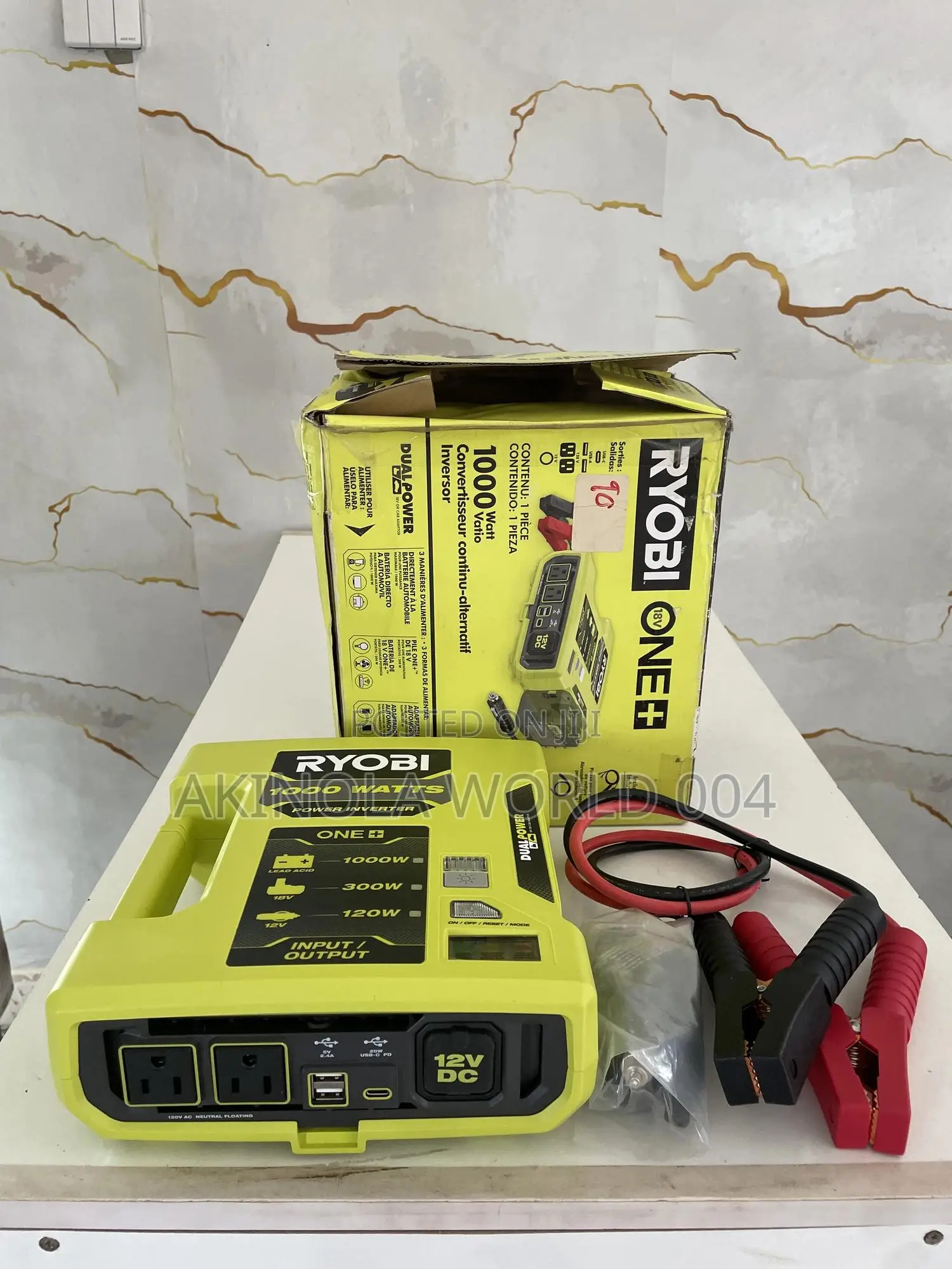 New Ryobi 18v One+ 1000 Watts Power Inverter