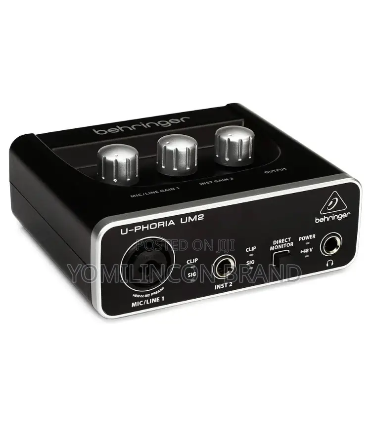 Behringer U-Phoria Um2 Audiophile 2x2 Usb Audio Interface