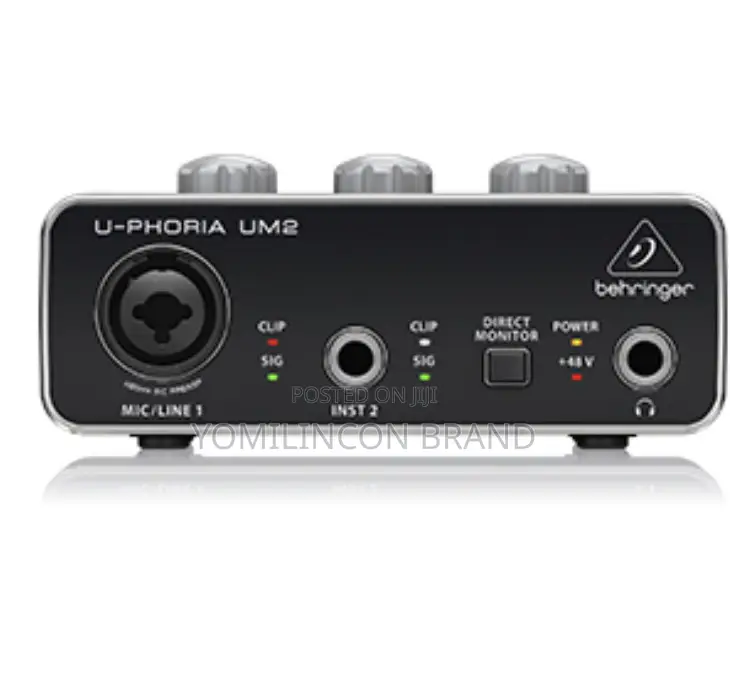 Behringer U-Phoria Um2 Audiophile 2x2 Usb Audio Interface